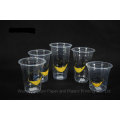 Disposable Transparent Plastic Cup of 95mm Upper Diameter